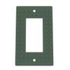 Building Brick Light Switch Cover Plate - Compatible with Standard Construction Blocks - Single Decora (Alpine Green Sparkle) view 1