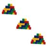 BESPORTBLE 2sets Square Corner Cognitive Dices for Math Teaching Props Acrylic Learning Dices for Counting Skills and Visual Recognition 24pcs*2 view 1