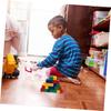 BESPORTBLE 2sets Square Corner Cognitive Dices for Math Teaching Props Acrylic Learning Dices for Counting Skills and Visual Recognition 24pcs*2 view 4