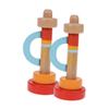 BESPORTBLE 2Pcs Wooden Hooter Trumpet Educational Music for Safe Design with Surface for Early Learning and view 1