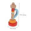 BESPORTBLE 2Pcs Wooden Hooter Trumpet Educational Music for Safe Design with Surface for Early Learning and view 2