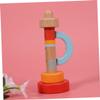 BESPORTBLE 2Pcs Wooden Hooter Trumpet Educational Music for Safe Design with Surface for Early Learning and view 4