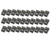 Auto Car U-Clip 100pcs Car Screw Base U Clip Car Modification Fastener Metal Fender Bumper Protection Clip Car Interior Accessories for Dash Door Panel Interior Trim view 2