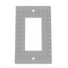 Building Brick Light Switch Cover Plate - Compatible with Standard Construction Blocks - Single Decora (Jade White) view 1