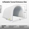 GR8FUN Inflatable Sports Tunnel Entrance 16x10x10FT White, Built-in Blower  Event Inflatable Tunnel Tent for Team Intros, Business Promotion, Trade Shows, Advertising & Exhibitions view 2