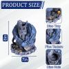 Blue Dragon Castle Dice Tower,for Tabletop Games,D&D and RPG Games,Dungeons and Dragons,DND Dice Tower,Perfect Table Decoration & Party Surprise Giftswith 7Pcs Polyhedral Dice view 2