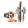 Glow Plug #T4 Standard Glow Plug Spark Medium For Four Stroke for To-yan for SAI-TO Nitro Engine RC Car Truck Repair Accessories Replace view 4