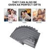 Veemoon 10pcs Stamp Collecting Album Pages Standard Black Double-sided Stamp Storage Inserts for Coins Postcards and Photos Collectors and Enthusiasts view 3