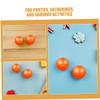 PRETYZOOM 20pcs Orange Raffle Balls Plastic Draw Spheres for Party Games Group Activities and Prize Draws Gatherings and Event Coordination view 3