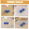 FOYTOKI 20pcs Raffle Drawing Balls Blue Plastic Spheres for Bingo Parties and Family Game Nights Easy to Use for Groups and Community Events view 3