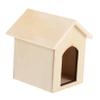 1pc Mini House Model Dog House for Dollhouse Decor Delicate Miniature Adornment for DIY Crafts Creative Role Play Scene for Home Decoration and Photo Props view 1