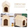 1pc Mini House Model Dog House for Dollhouse Decor Delicate Miniature Adornment for DIY Crafts Creative Role Play Scene for Home Decoration and Photo Props view 3