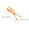 Toyvian 3pcs Clip for Safe Plastic Interactive Toy for Boys and Girls for Fights Play Random Colors view 2