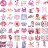 100pcs Coast Aesthetic Stickers for Girl, Cute Blue and Pink Ocean Beach Waterproof Vinyl Decal for Girl Teen Adult Student Water Bottle Laptop Phone Computer Skateboard Luggage Notebook view 2