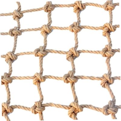 Climbing Net Natrual Jute Climbing Rope for Kids Balcony Indoor Safety Net Stair Ramp Protection Netting Sturdy Separation Netting Retro Garden Decoration