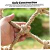 Climbing Net Natrual Jute Climbing Rope for Kids Balcony Indoor Safety Net Stair Ramp Protection Netting Sturdy Separation Netting Retro Garden Decoration view 3