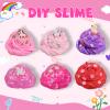 6-Pack Unicorn Slime Kit for Kids, Pink Soft Butter Slime, Stretchy, Non-Sticky Crystal Slime for Girls Ages 8-12, Birthday Gift Toys&Cute Kids Slime Party Favors for Girls 4-6 view 4
