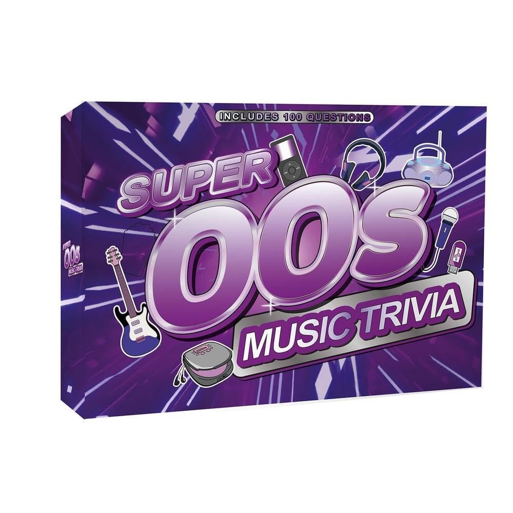 Gift Republic, Super 00s Music Trivia Cards, 100 Question Cards, Fun Quiz Game for 2000s Music Lovers, Compact and Portable, Ideal for Parties, Game Nights, and Gifts, Ages 12 and Up