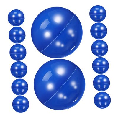 MAGICLULU 20pcs Blue Plastic Bingo Balls Hollow Raffle Spheres for Prize Draws Party Games and Event Activities Fun Game Props for Group Divisions and Easy Prize Distribution