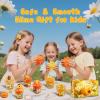 6-Pack Honey Slime Kit for Kids, Soft Butter Slime, Stretchy, Non-Sticky Crystal Slime Kit for Kids, Birthday Gift & Cute Slime Party Favors for Girls Age 3+ (Orange) view 2