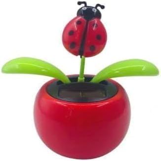 Solar Dancing Flower, Car Dashboard Decorations, Funny Solar Powered Dancing Flower Pot Car Ornaments Flower Swinging Decoration