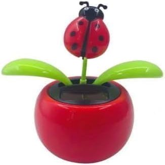 Solar Dancing Flower, Car Dashboard Decorations, Funny Solar Powered Dancing Flower Pot Car Ornaments Flower Swinging Decoration