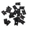 Auto Car U-Clip 50Pcs Car Self-Tapping Screws U-Clips Bumper Mudguard Trim Plate Fasteners Automotive Metal U-Clips Auto Bumper Black Clamps for Dash Door Panel Interior Trim view 1