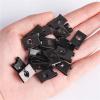 Auto Car U-Clip 50Pcs Car Self-Tapping Screws U-Clips Bumper Mudguard Trim Plate Fasteners Automotive Metal U-Clips Auto Bumper Black Clamps for Dash Door Panel Interior Trim view 3