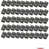 Auto Car U-Clip 50Pcs Car Self-Tapping Screws U-Clips Bumper Mudguard Trim Plate Fasteners Automotive Metal U-Clips Auto Bumper Black Clamps for Dash Door Panel Interior Trim view 4