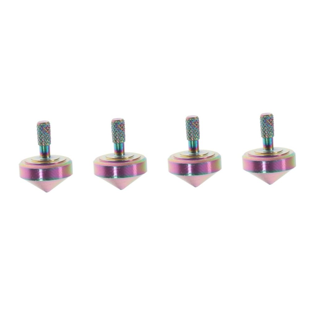 GALPADA 3pcs Desktop Gyro Alloy Relief Vintage Totem for Desk Creative Fidget for Adults Balance