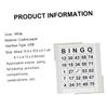 BESPORTBLE 60pcs Bingo for Fun Intellectual Development Plaything Bingo Cards Made of Coated Paper view 3