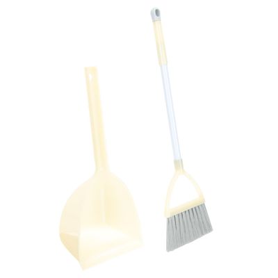 PRETYZOOM Kids Broom and Dustpan Set Mini Cleaning Tools for Toddlers Lightweight Plastic Easy to Handle for Home and Playtime