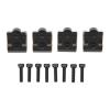 4Pcs Brass RC Link Mount | Axial SCX10 II AR44 Axles 1/10 Upgrade Parts | Protective & Weighted for Stable Driving | Black Hard Coating for Simulation view 1