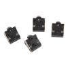 4Pcs Brass RC Link Mount | Axial SCX10 II AR44 Axles 1/10 Upgrade Parts | Protective & Weighted for Stable Driving | Black Hard Coating for Simulation view 4