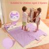 Leadtex Toddler Nap Mat for Daycare and Preschool,Kids Animal Plush Sleeping Bag Nap Mat,Cat Soft Cotton Slumber Bag and Minky Blanket for Camping. view 4