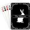 acusorigin Rabbit Silhouette Playing Cards Custom Personalized Playing Cards with Name, Animal Poker Cards Customized Deck of Cards Themed Party Favors Funny Birthday Gifts for Men Women view 1