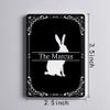 acusorigin Rabbit Silhouette Playing Cards Custom Personalized Playing Cards with Name, Animal Poker Cards Customized Deck of Cards Themed Party Favors Funny Birthday Gifts for Men Women view 2