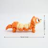 LIWA LIRO 3D Printed Ferret, 3D Printed Animals, Full Articulated Flexible Fidget Toys for Desk Dcor - Brown - Small - 5.5Inch view 2