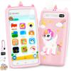 Kids Smart Phone for Girls,3.97" Touchscreen Phone with HD Camera, Built-in Games, MP3 Music Player & 32GB Memory Card  Educational Interactive Phone for Ages 310, for Boys & Girls view 1