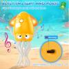 AOTIBO Baby Dancing Octopus Toy for 1 2 3 4 5 Year Old Boy Girl, Baby Tummy Time Electric Crawling Octopus Toys 12-18 Months, Dancing Squid Toy for Walking Toddlers, Kids 1st Birthday Gifts, Yellow view 4