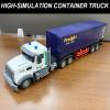 SNACKTANT 23.6-Inch 9-Channel Remote Control Semi Truck with Trailer  1:24 Scale RC Container Carrier Truck Toy for Kids 3-8, Dual Batteries, Light & Sound Effects, Ultimate Gift for Boys & Girls view 2