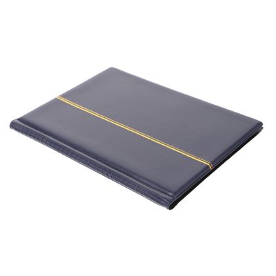 Angoily Coin Collection Album with Pages Coin Holder Book for Collectors Compact and Portable Currency and Stamps Blue