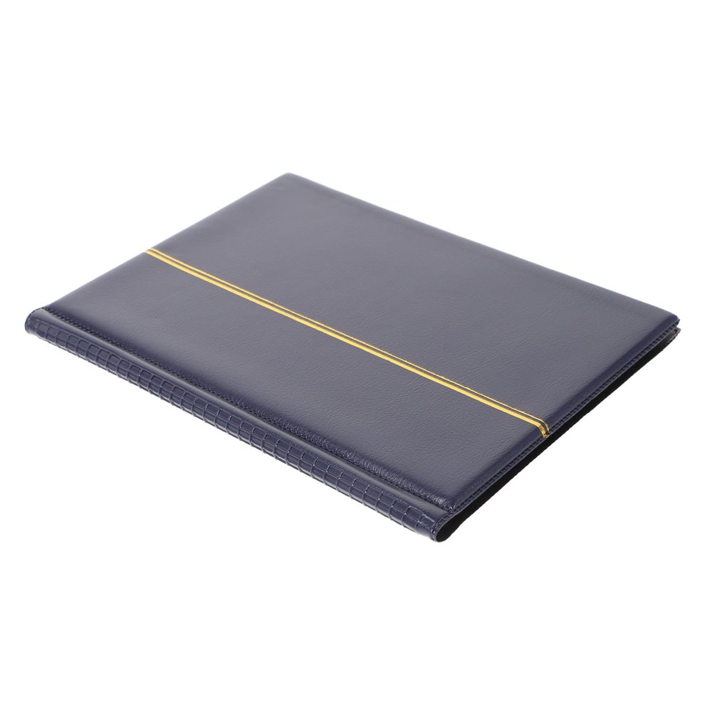 Angoily Coin Collection Album with Pages Coin Holder Book for Collectors Compact and Portable Currency and Stamps Blue