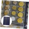Angoily Coin Collection Album with Pages Coin Holder Book for Collectors Compact and Portable Currency and Stamps Blue view 3