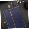 Angoily Coin Collection Album with Pages Coin Holder Book for Collectors Compact and Portable Currency and Stamps Blue view 4