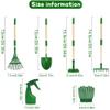 Kids Gardening Tool Set,6 pcs Detachable Toddler Gardening Tools with Shovel,Rake,Hoe and Rake for Outdoor Summer Yard Lawn Beach,Christmas Birthday Gifts for Age 3,4,5 Year (Green Shovel) view 2