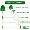 Kids Gardening Tool Set,6 pcs Detachable Toddler Gardening Tools with Shovel,Rake,Hoe and Rake for Outdoor Summer Yard Lawn Beach,Christmas Birthday Gifts for Age 3,4,5 Year (Green Shovel) view 3