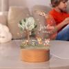 idooodle Personalized Forest Animal Night Light for Kids, Custom Name and Text Led Nightlight Nursery Decor Gift for Kids view 3