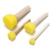 5pcs Sponge Foam Brush Set Wooden Handle Stamp Painting Tool for Kids Beginners view 3