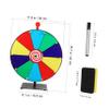 Cabilock Prize Wheel Tabletop Spinner for Raffles and Games Pvc Construction Stable Base for Parties Festivals and Entertainment Events view 2